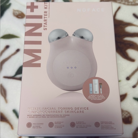 NuFace Pink Device with Aqua Gel and Silk Crème Set - Picture 2 of 3